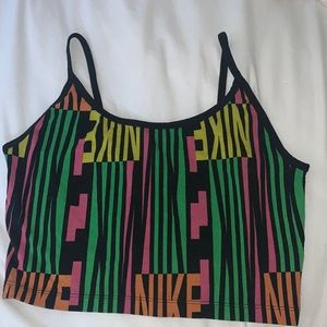 Retro vintage neon Nike tank